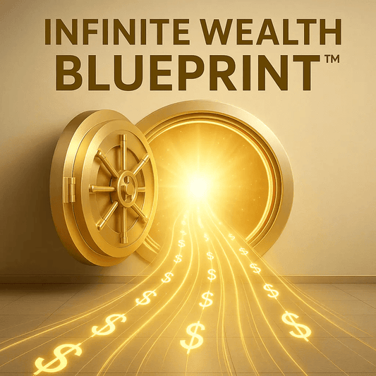 Infinite Wealth Blueprint wealth subliminal audio cover art